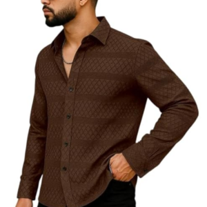 Men's Solid Linen Cotton Shirt, Casual, Plain, Full Sleeve, Summer-Regular Fit, Stylish, Everyday Formal Wear