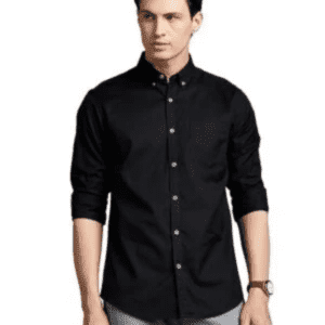 Symbol Premium Men Stylish Solid All Day Fresh Buttondown Casual Shirt - Regular Fit | Plain | Full Sleeve | Cotton Semi Formal Wear (Available in Plus Size & Combo Pack)