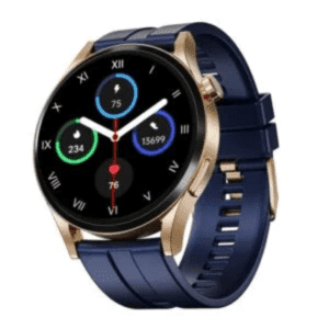 Boat Chrome Horizon, Premium Metal Body, Video Watch Faces, 1.51”(3.83cm) AMOLED Round Display, HRV & VO2 Max, Auto-Activity Detection, ASAP Charge, HRV Smartwatch for Men & Women (Royal Blue)