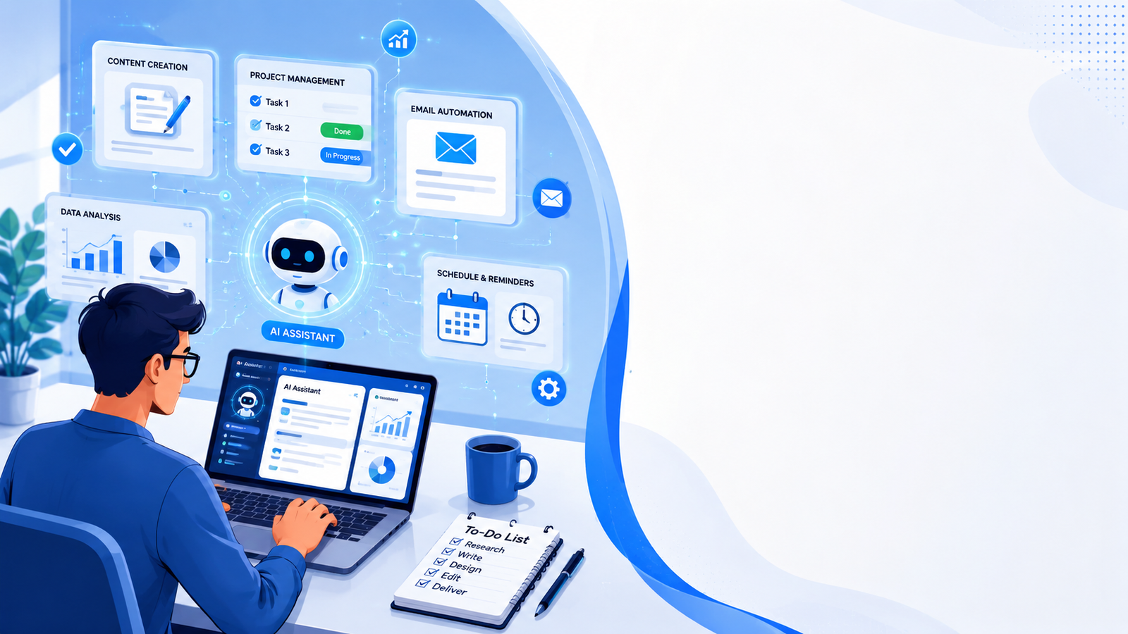How freelancers can use AI to save time efficiently